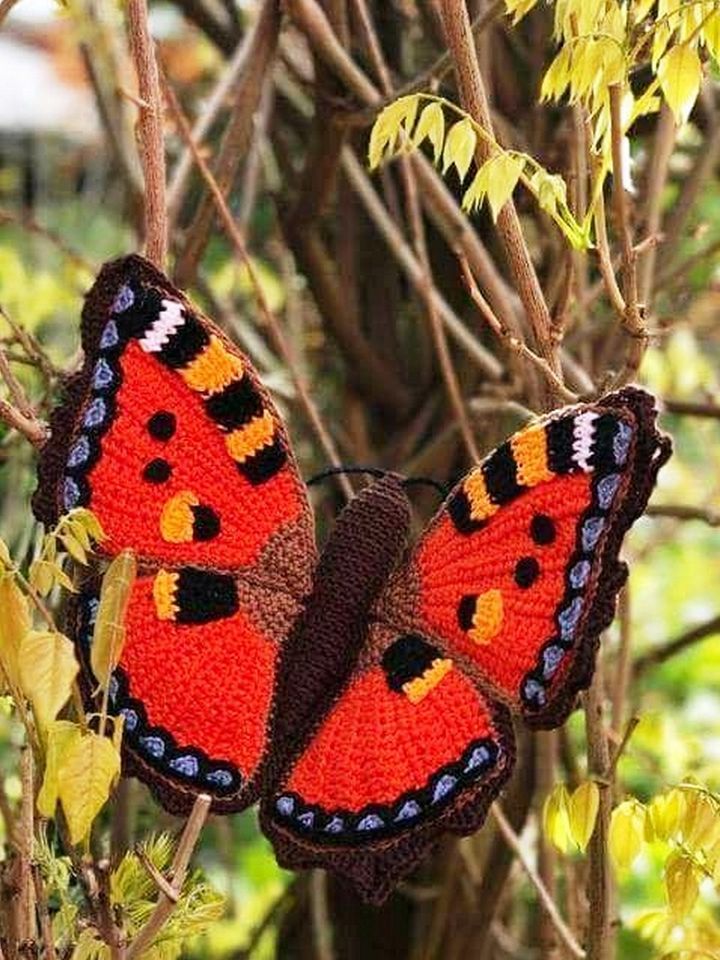 Butterfly Crochet 3D – Free Pattern