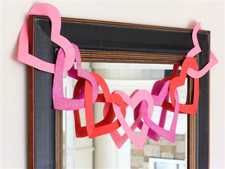 Chain Of Hearts Hanging Craft