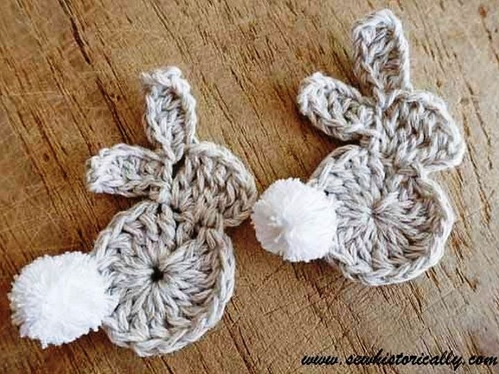 Crochet Easter Bunny Garland – Free Pattern