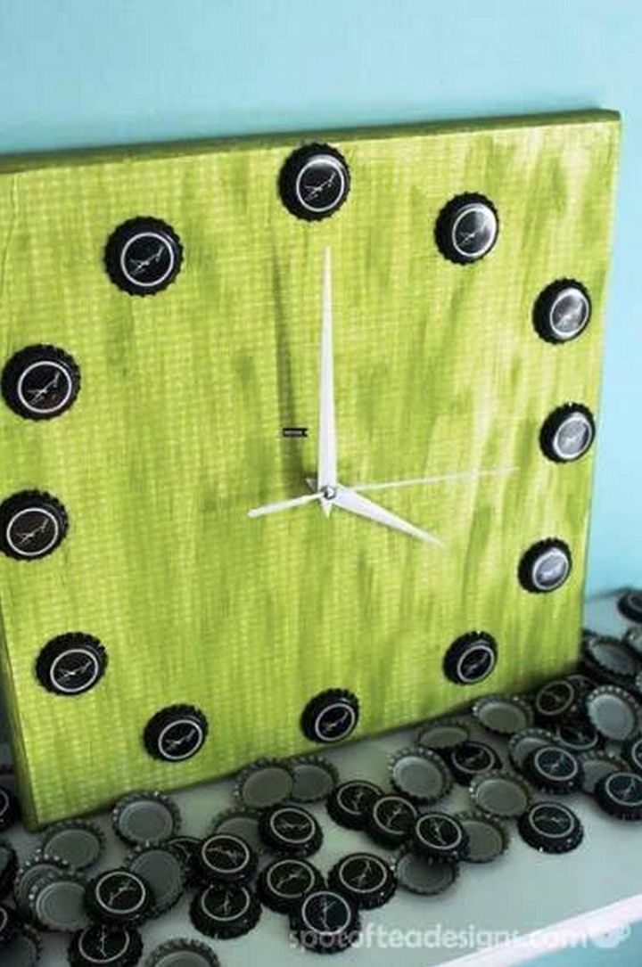 DIY Bottle Cap Clock