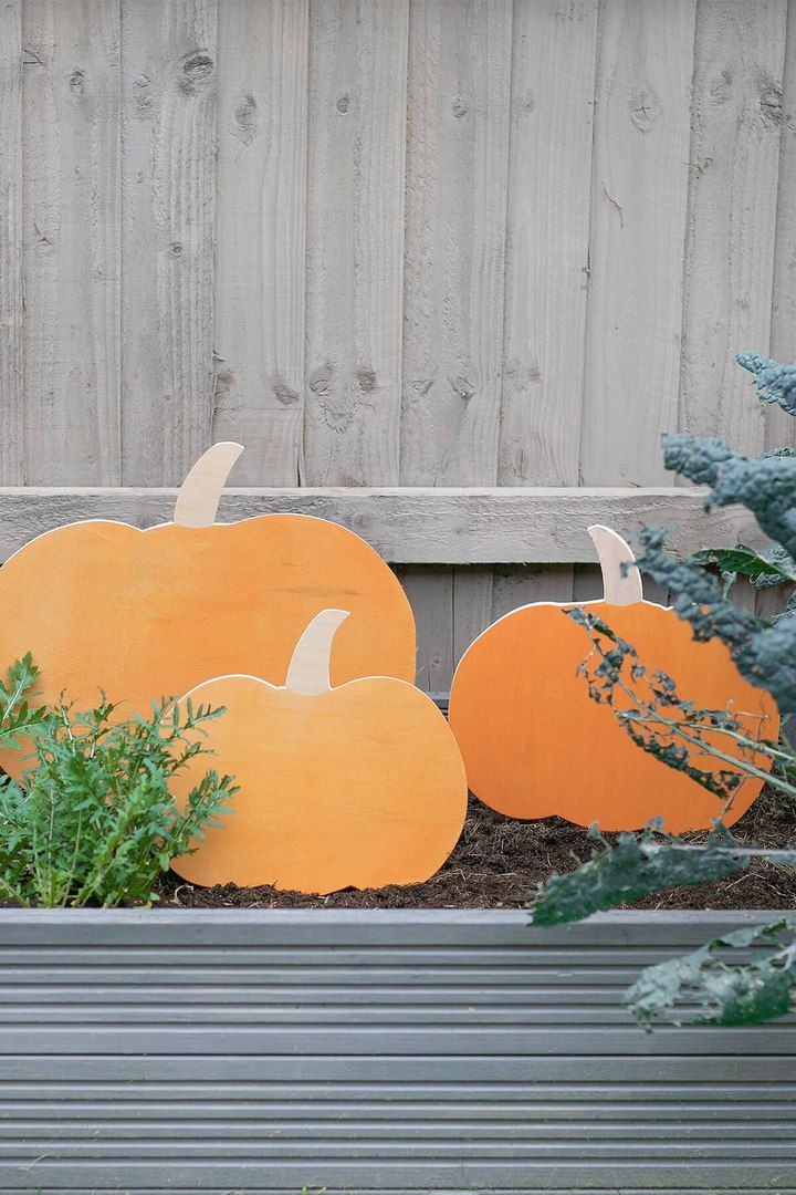 DIY Wooden Pumpkin Patch