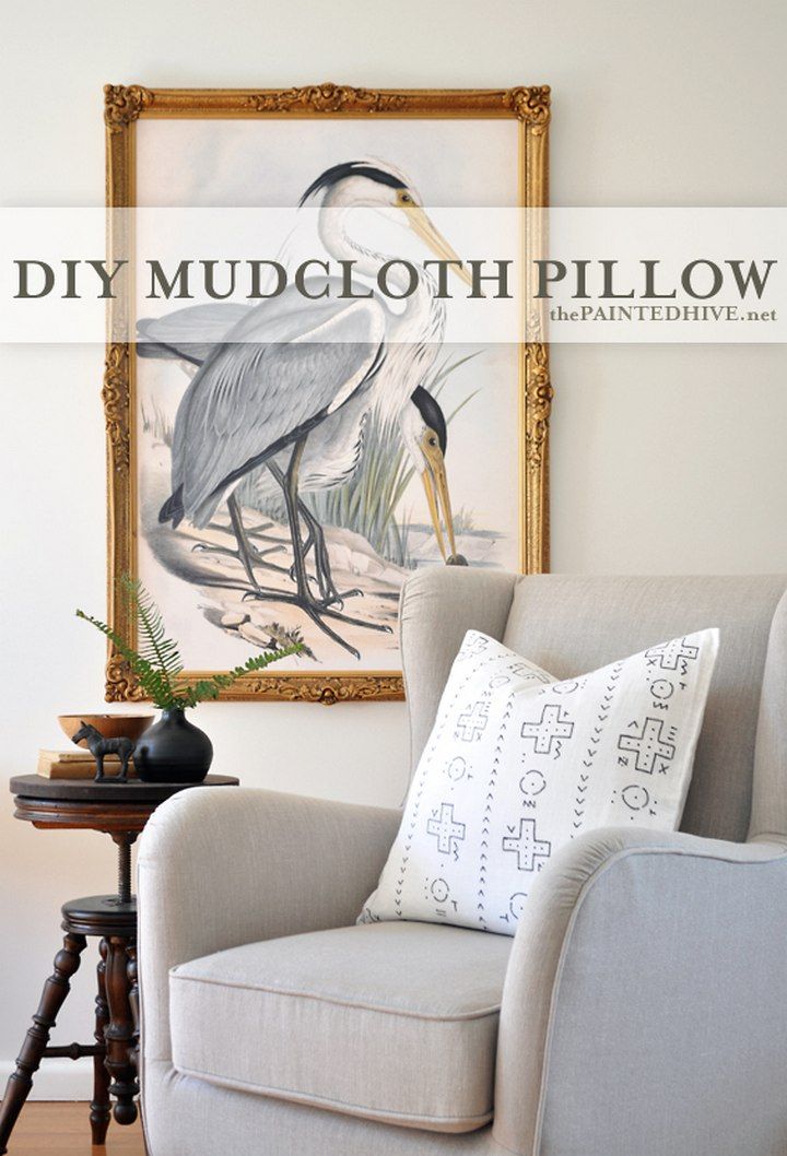 Easy DIY Mudcloth Pillow
