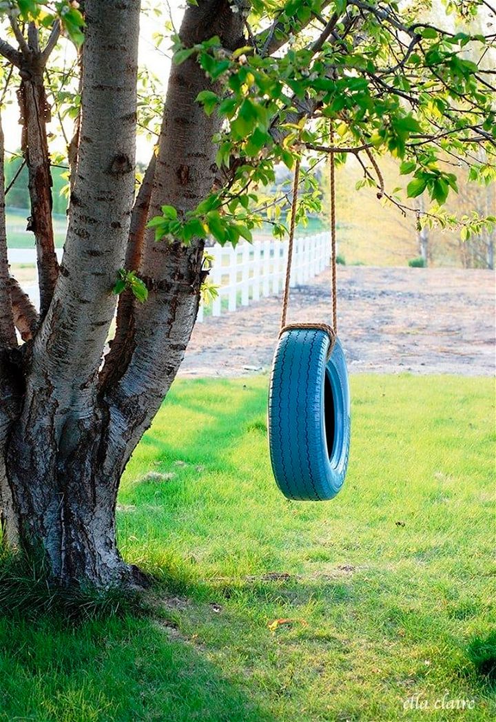 Easy DIY Tire Swing