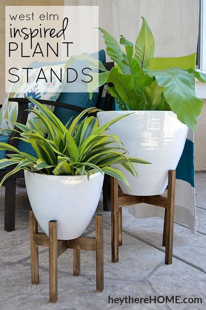 Easy Wooden Plant Stands