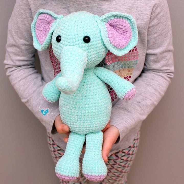 Elephant Amigurumi Free Crochet