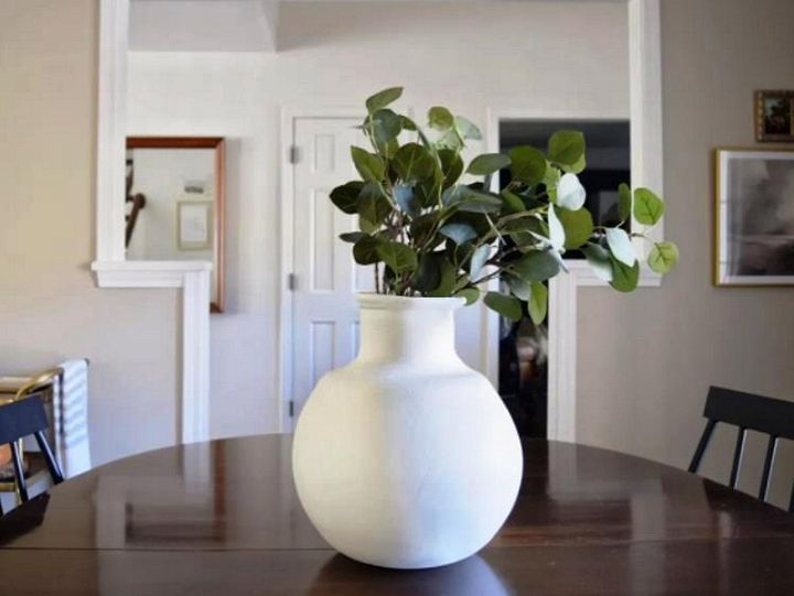 Faux Ceramic Vase DIY
