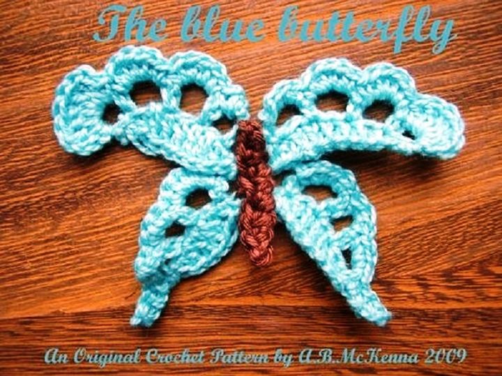 Free Crochet Butterfly Pattern 1