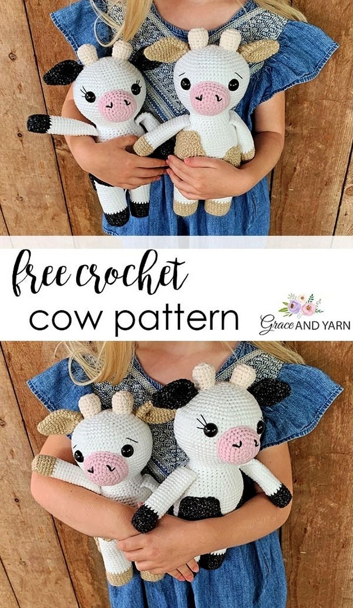 Free Crochet Cow Pattern