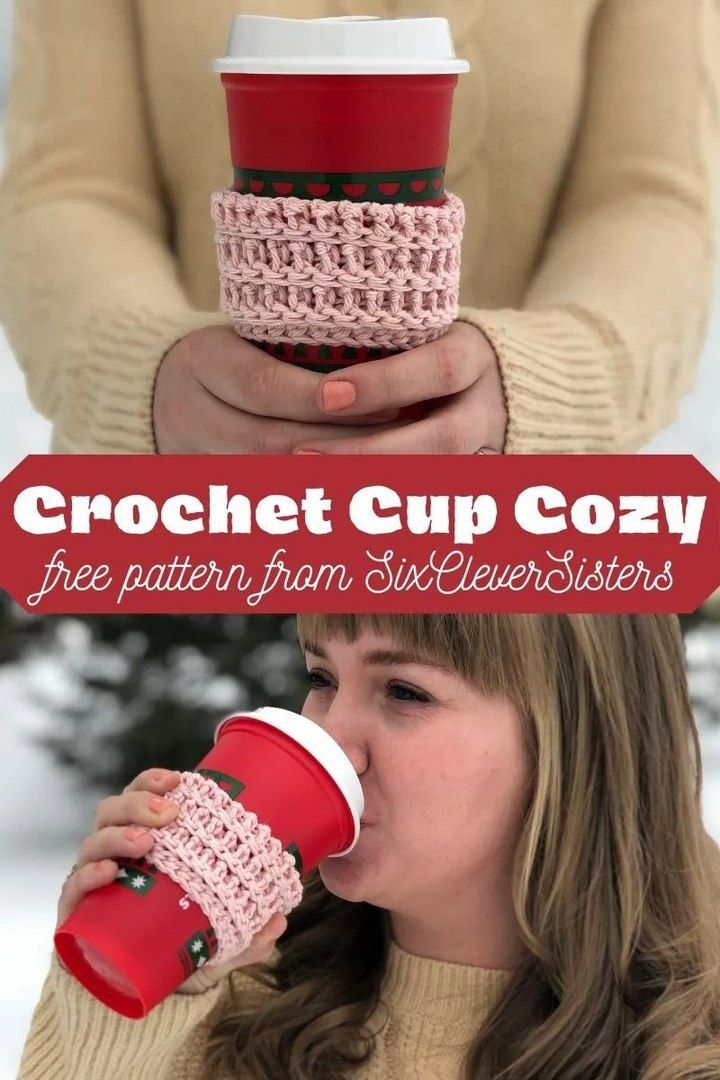 Free Crochet Cup Cozy Pattern