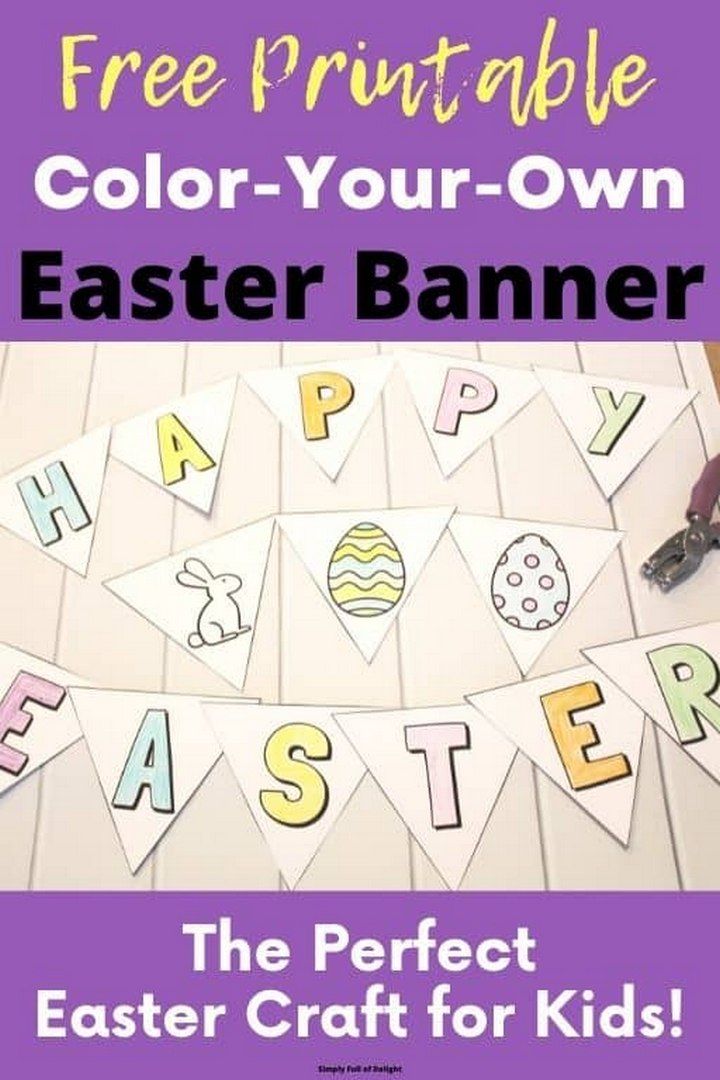 Free Easter Banner Printable