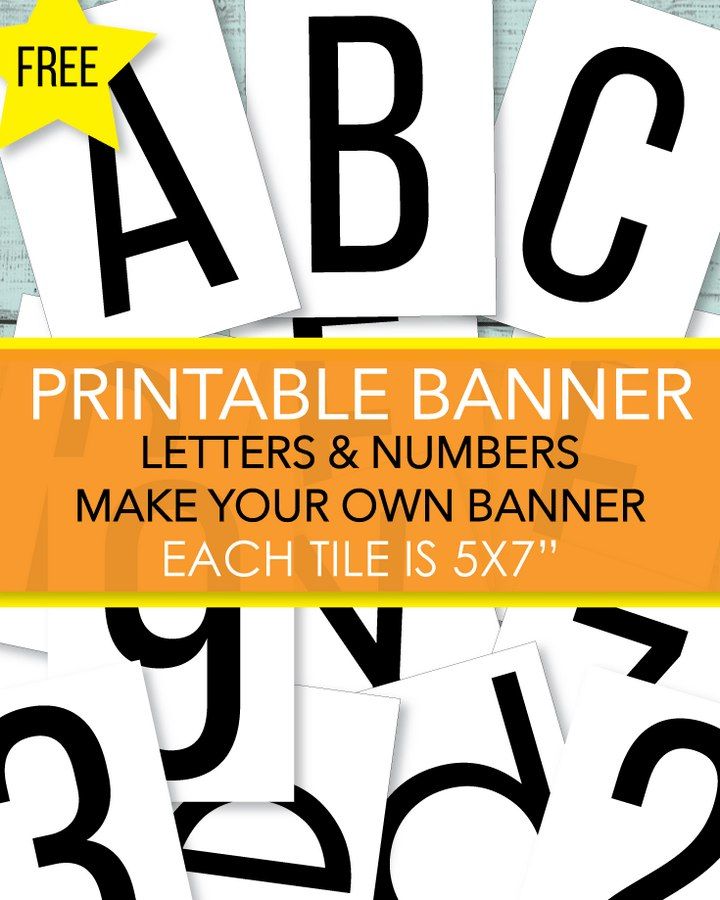 Free Printable Alphabet Letters Numbers