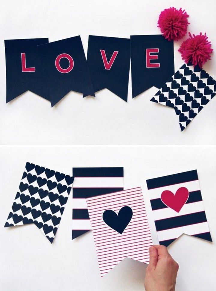 Free Valentines Printable Banners