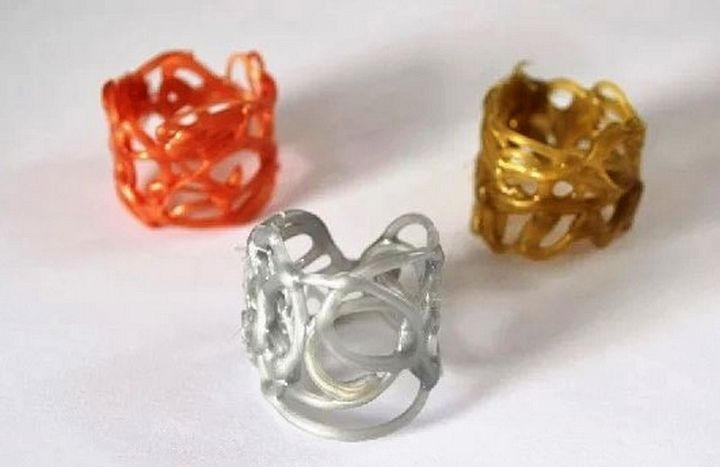 Hot Glue Rings