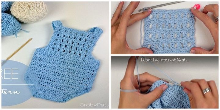 How To Crochet Baby Romper