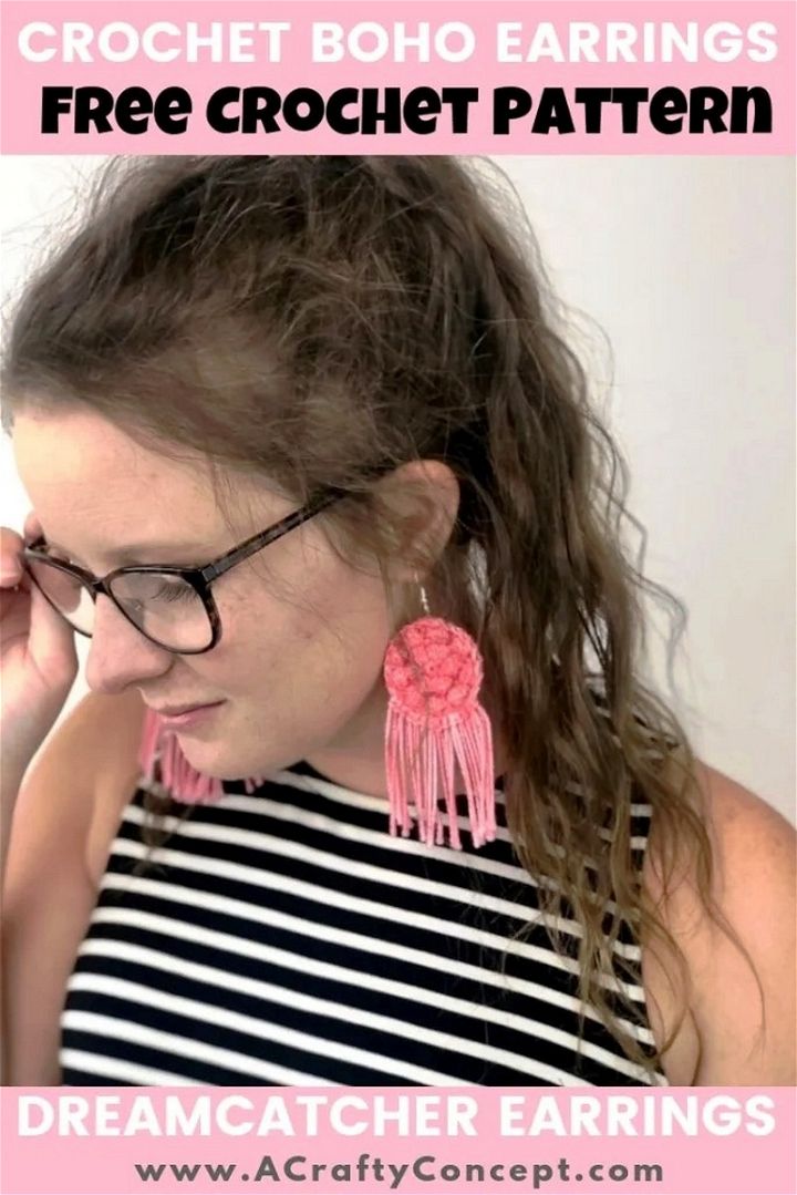 How To Easily Crochet Earrings Exciting Free Pattern