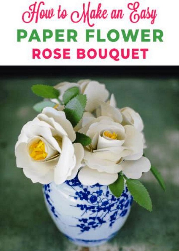 How To Make An Easy Paper Rose Flower