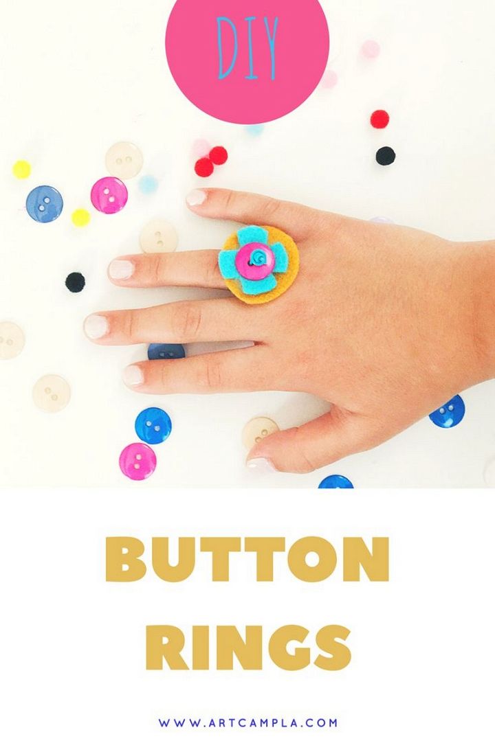 How To Make Button Rings