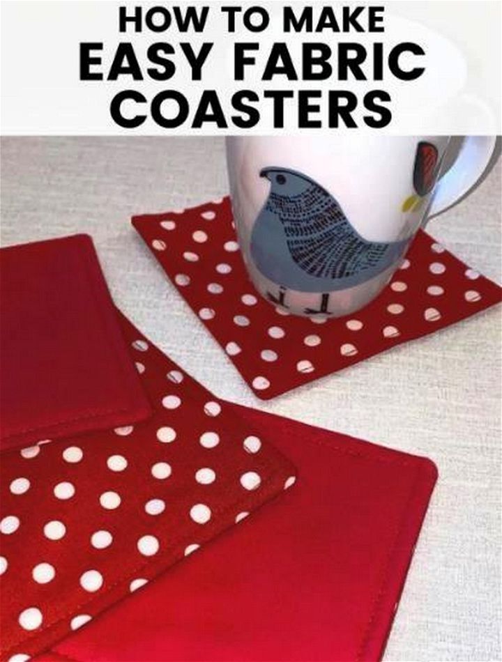 How To Make Easy Fabric Coasters