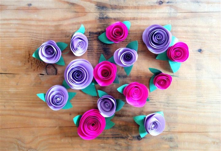 How To Make Paper Roses For Various Crafts Projects