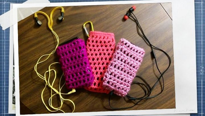Layered Or Mesh Crochet Cell Phone Case Pattern