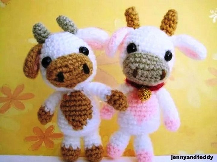 Lolly Baby Cow Amigurumi free Pattern