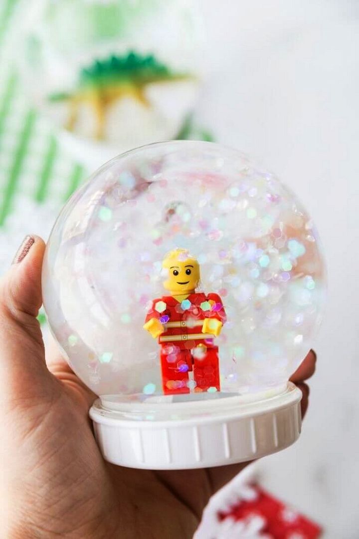 Make Your Own Snow Globe For Kids