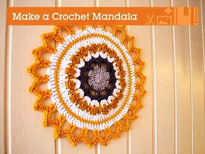 Make a Crochet Mandala For Your Home