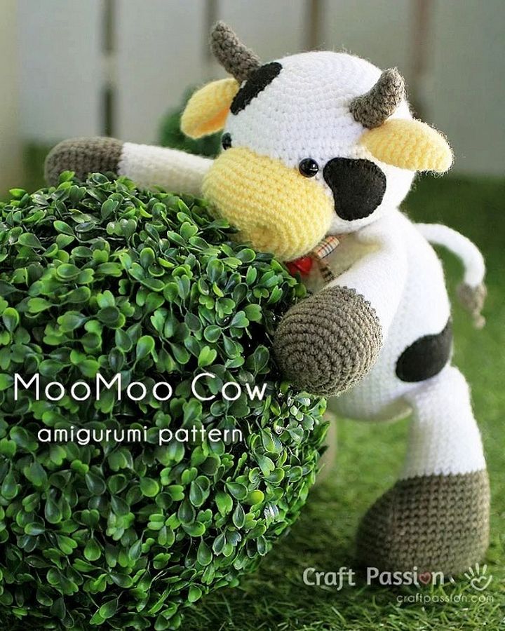 Moomoo Crochet Cow Amigurumi Pattern