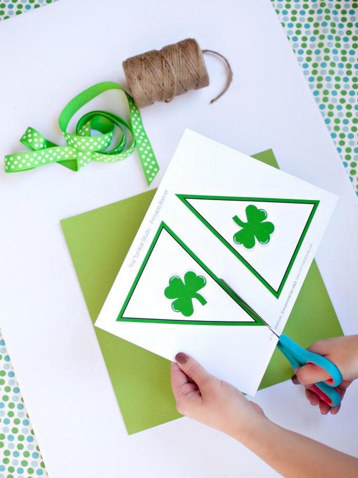 Printable Banner for St Patricks Day