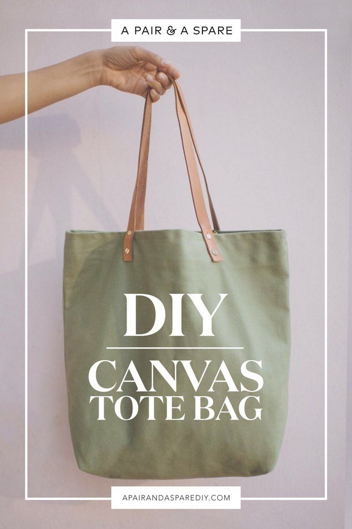 Simple Canvas Tote Bag