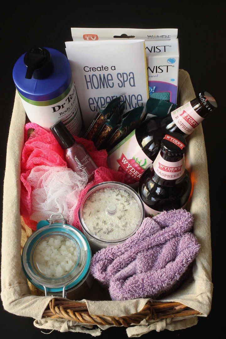 Spa Gift Basket Printable Filler Ideas