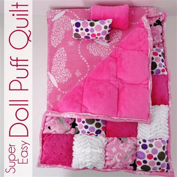 Super Easy Doll Puff Quilt