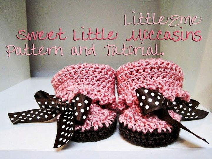 Sweet Little Baby Moccasins Pattern and Tutorial