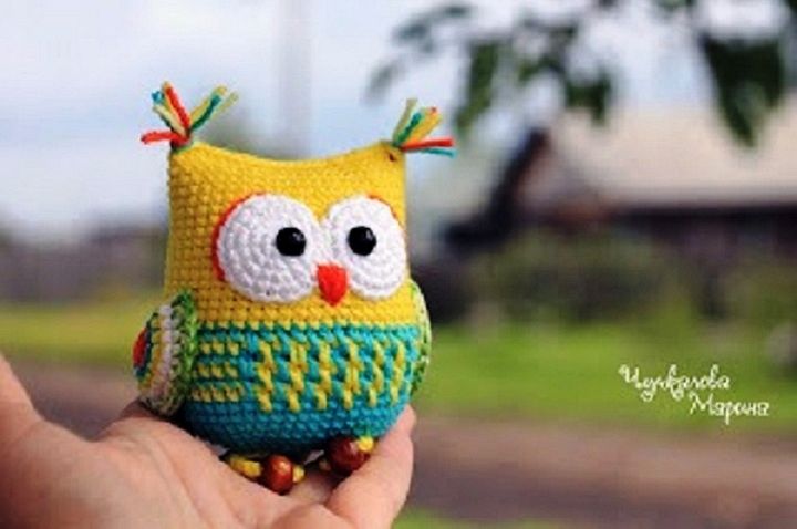 The Owl Rattle Toy Pattern