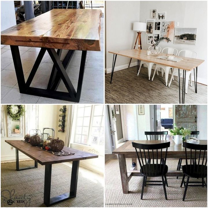20 DIY Dining Room Tables That You Can DIY