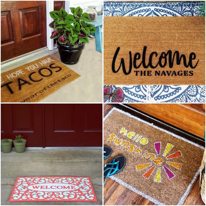 30 DIY Welcome Mats For Your Special Guest