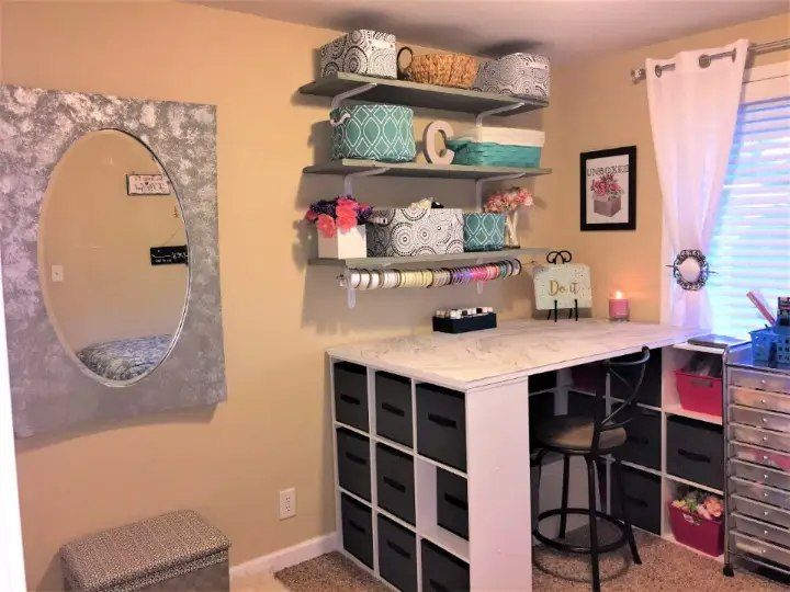 Budget Friendly DIY Craft Table