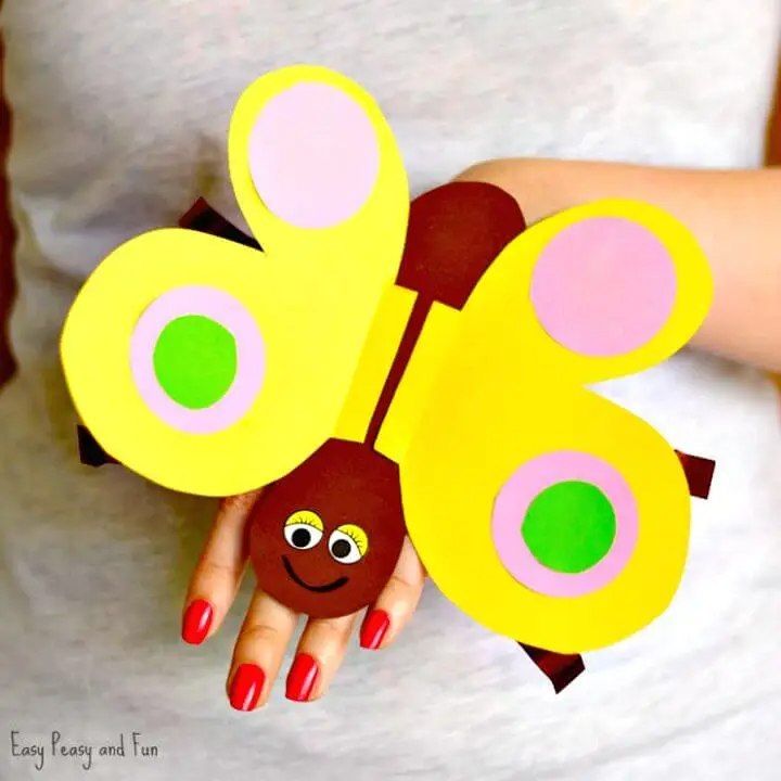 Butterfly Paper Hand Puppet