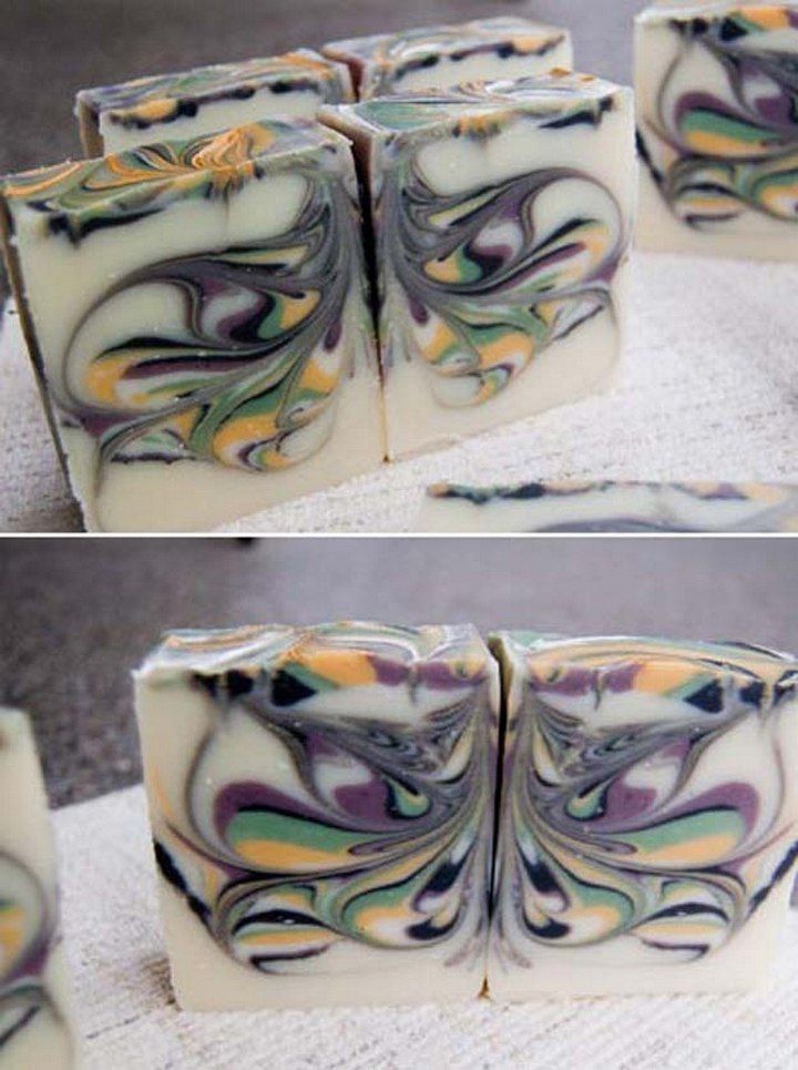Butterfly Swirl Soap Recipe