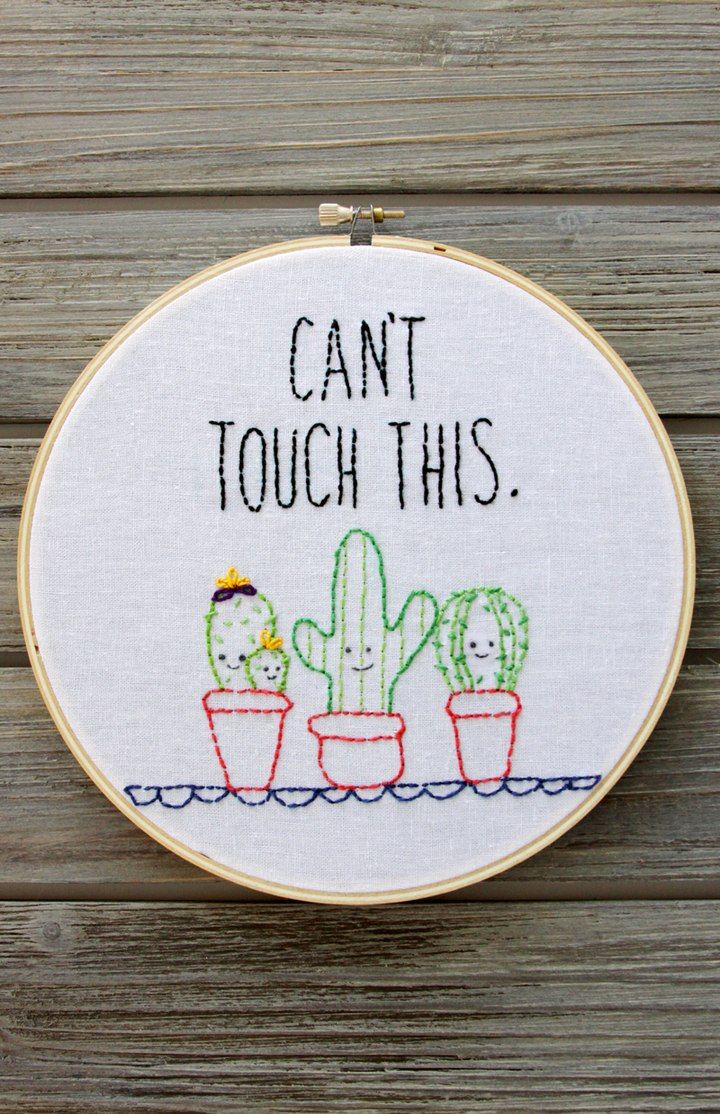 Cactus Embroidery – Hand Embroidery Designs