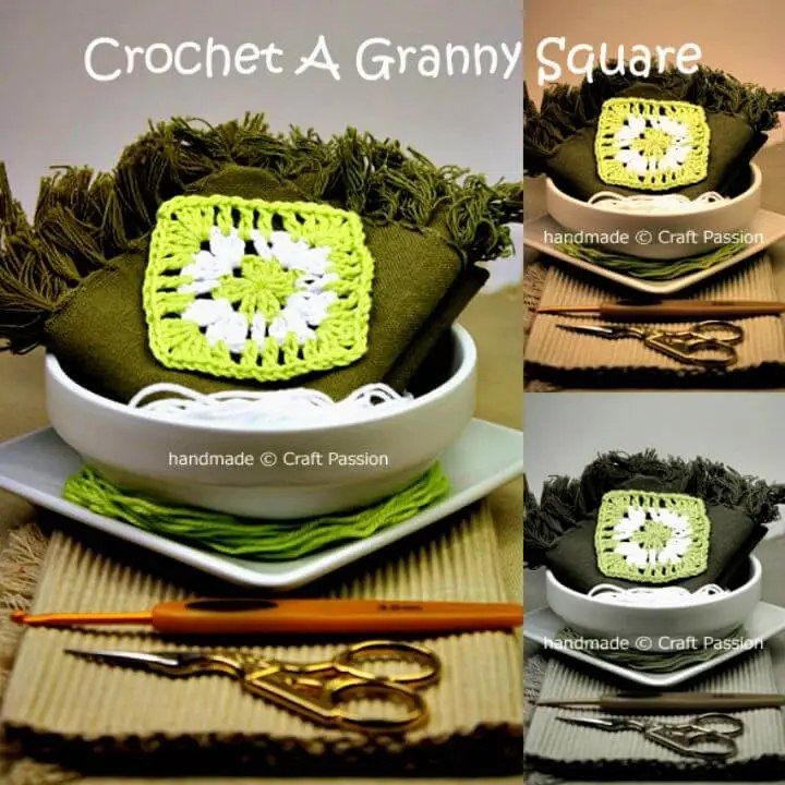 Crochet Granny Square Pattern