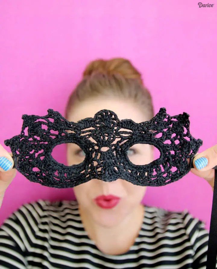 Crochet Masquerade Mask Pattern