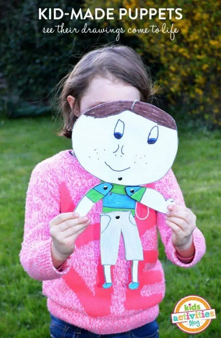 DIY Kid Made Puppets