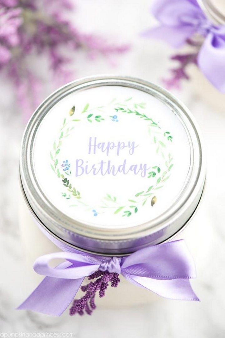 DIY Lavender Candle