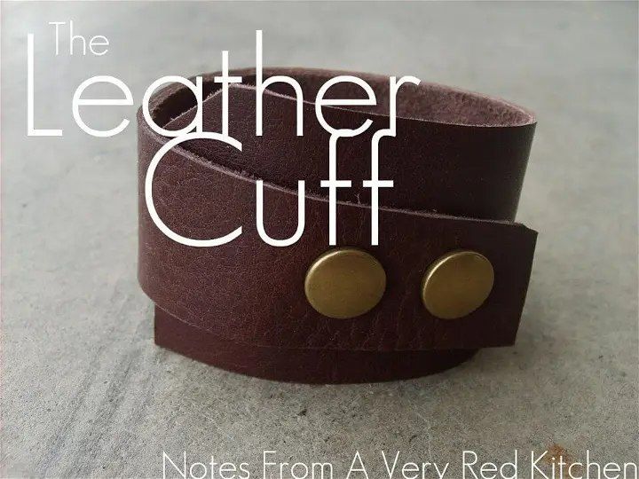 DIY Leather Cuff