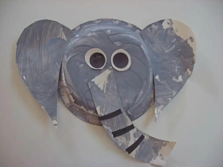 DIY Paper Plate Elephant Craft