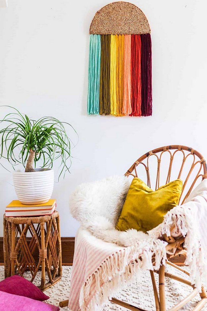 DIY Yarn Hanging