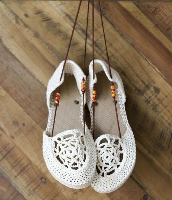 Dream Catcher Crochet Sandals