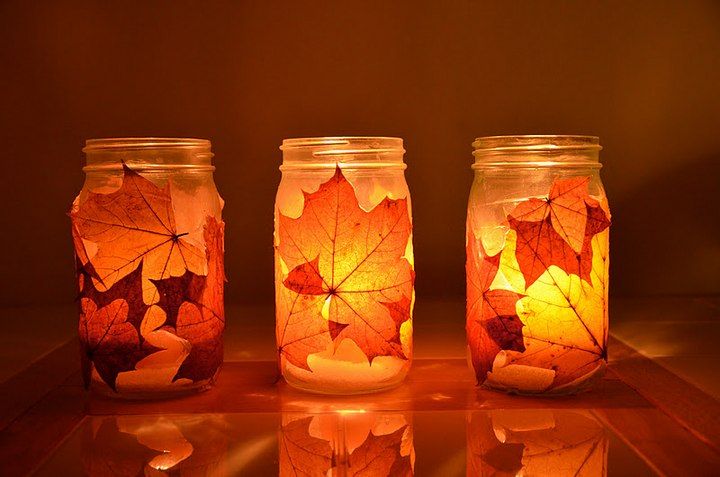 Easy DIY Autumn Lanterns