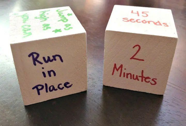 Easy To Make Activity Dice for Kids